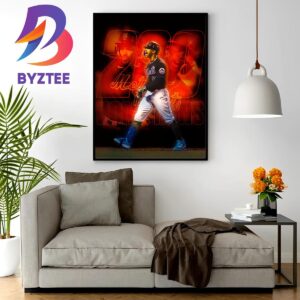 New York Mets Francisco Lindor 200 Home Runs Career In MLB Home Decor Poster Canvas