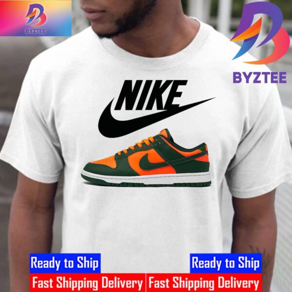 Nike Dunk Low Miami Hurricanes Unisex T-Shirt