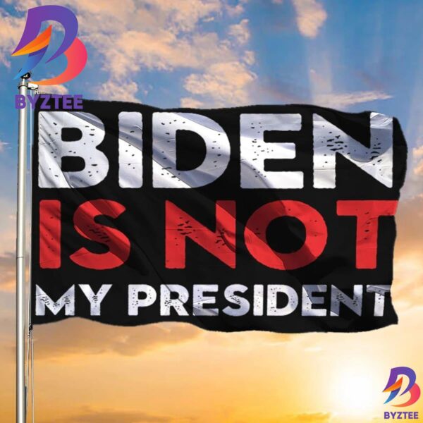 Not My President Flag Not My President Lawn Flag Protest 2 Sides Garden House Flag