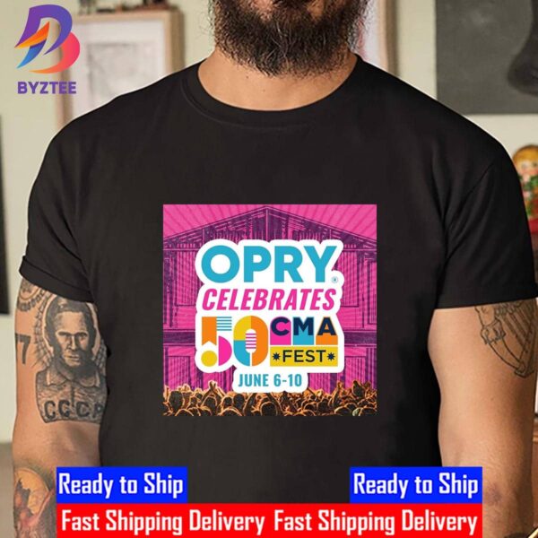 OPRY Celebrates 50 CMA Fest Unisex T-Shirt