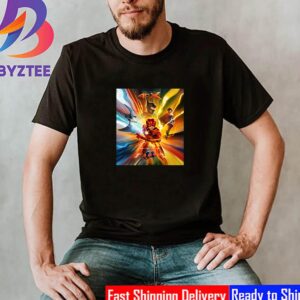 Official 4DX Poster For The Flash Worlds Collide Unisex T-Shirt