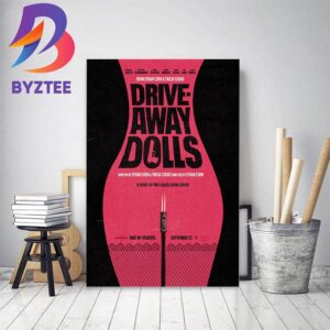 Official Poster For Drive Away Dolls Of Ethan Coen Home Decor Poster Canvas