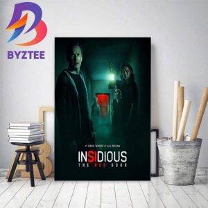 Official Poster For Insidious The Red Door Home Decor Poster Canvas