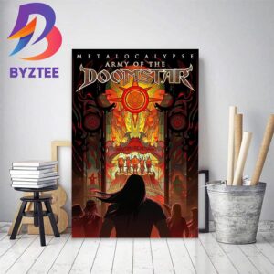 Official Poster For Metalocalypse Army Of The Doomstar Home Decor Poster Canvas