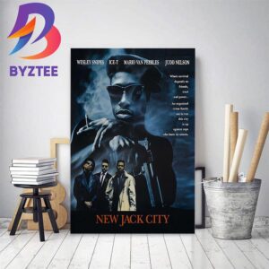 Official Poster For New Jack City Home Decor Poster Canvas