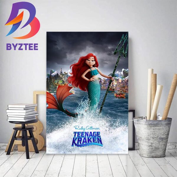 Official Poster For Ruby Gillman Teenage Kraken Home Decor Poster Canvas