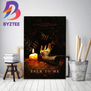 Official Poster For Talk To Me Home Decor Poster Canvas