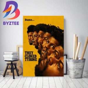 Official Poster For They Cloned Tyrone Home Decor Poster Canvas