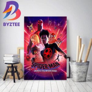 Official Poster Movie For Spider Man Across The Spider Verse Home Decor Poster Canvas