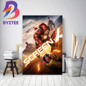 Official ScreenX Poster For The Flash Worlds Collide Home Decor Poster Canvas