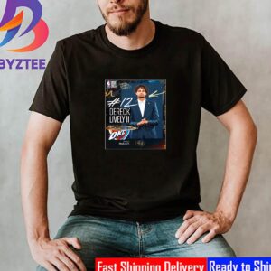 Oklahoma City Thunder Select Dereck Lively II With The 12th Pick Of The 2023 NBA Draft Unisex T-Shirt