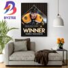 Patrice Bergeron Is The 2023 Selke Trophy Winner Home Decor Poster Canvas