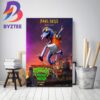 Post Malone Is Ray Fillet In Teenage Mutant Ninja Turtles Mutant Mayhem Home Decor Poster Canvas