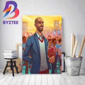 Pep Guardiola Wins His Third Champions League Trophy Home Decor Poster Canvas