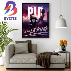 Pierre-Luc Dubois Is An Los Angeles Kings In NHL Home Decor Poster Canvas