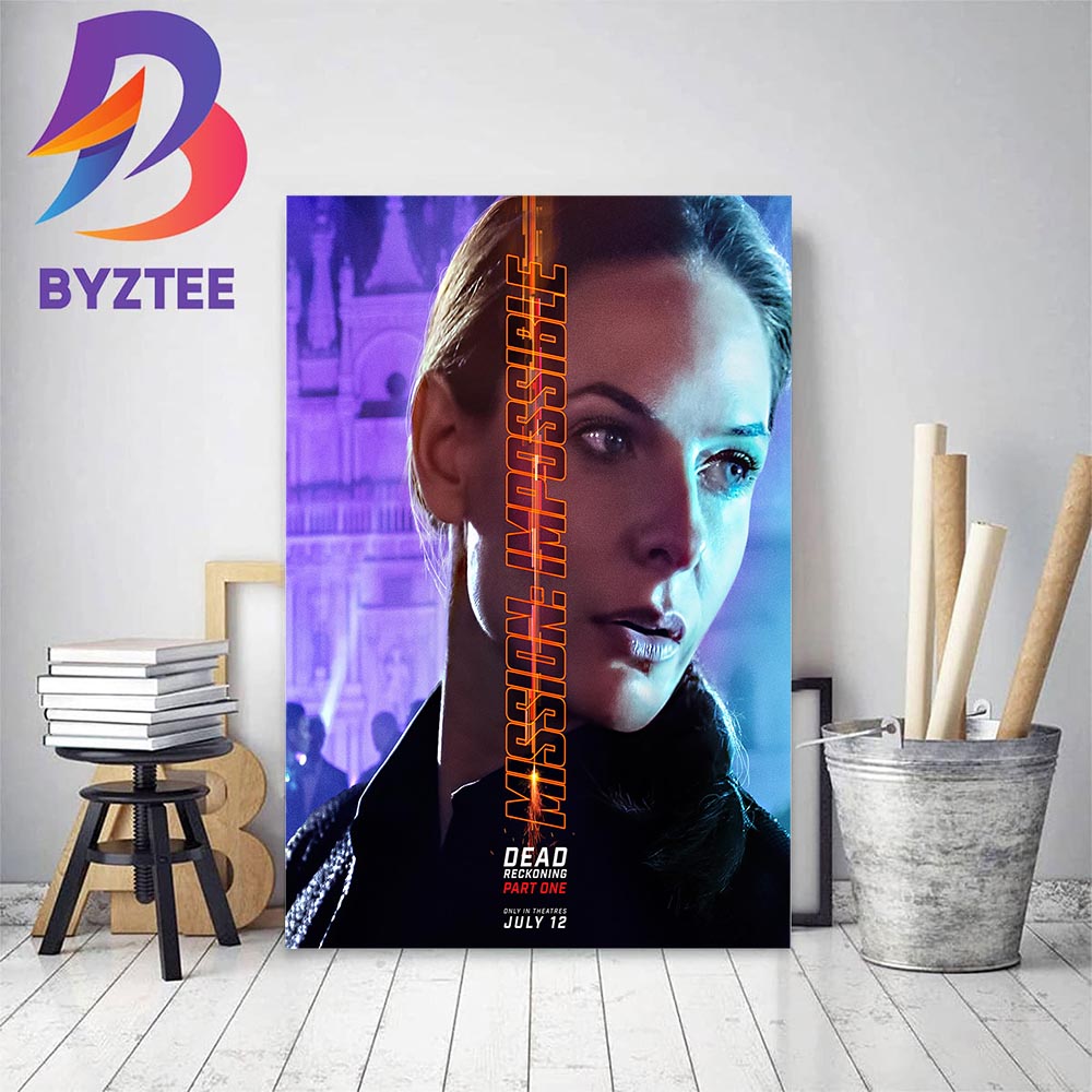 Rebecca Ferguson as Ilsa In Mission Impossible Dead Reckoning Part One Home  Decor Poster Canvas - Byztee