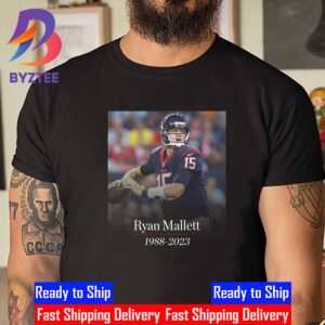 Rest In Peace Former NFL QB Ryan Mallett 1988 2023 Thanks For Everything Unisex T-Shirt