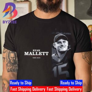 Rest In Peace Former NFL QB Ryan Mallett 1988 2023 Unisex T-Shirt