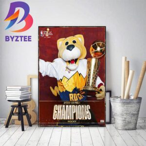 Rocky And Denver Nuggets Are 2022-23 NBA Champions Home Decor Poster Canvas