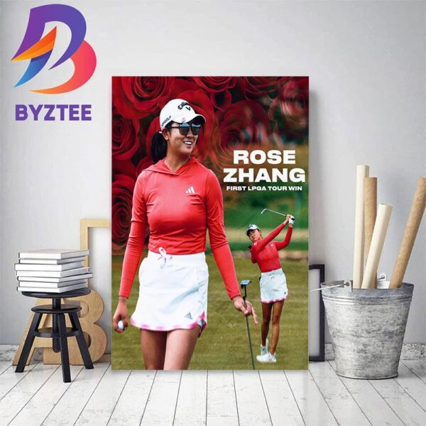 Rose Zhang Is The First LPGA Tour Win Home Decor Poster Canvas