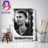 San Antonio Spurs Select Victor Wembanyama With The 1st Pick Of The 2023 NBA Draft Home Decor Poster Canvas