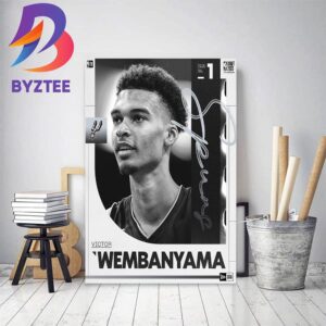 San Antonio Spurs Select Victor Wembanyama With The No 1 Pick In The 2023 NBA Draft Home Decor Poster Canvas