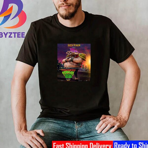 Seth Rogen Is Bebop In Teenage Mutant Ninja Turtles Mutant Mayhem Unisex T-Shirt