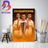 Sevilla Are Champions UEFA Europa League 2022-2023 Home Decor Poster Canvas