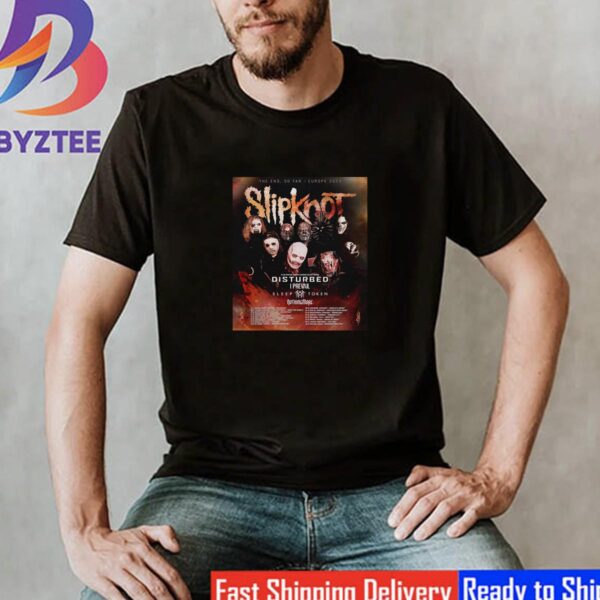 Slipknot The End So Far Europe 2023 Unisex T-Shirt