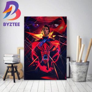 Spider Man 2099 Art Poster For Spider Man Across The Spider Verse Home Decor Poster Canvas