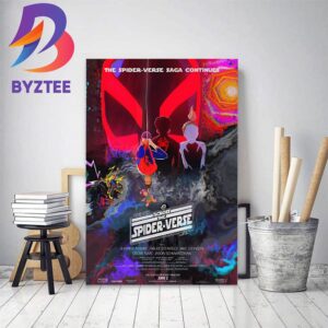 Spider Man Across The Spider Verse New Poster Art By Fan Home Decor Poster Canvas