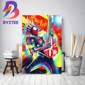 Spider-Punk Poster Art For Spider Man Across The Spider Verse Home Decor Poster Canvas