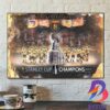 Congrats Vegas Golden Knights Are Team Of Champions Stanley Cup Champions 2023 Home Decor Poster Canvas