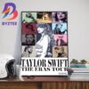 Taylor Swift The Eras Tour Latin America 2023 Poster With Special Guest Sabrina Carpenter Home Decor Poster Canvas