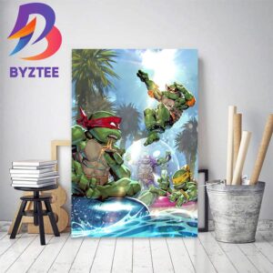 Teenage Mutant Ninja Turtles Mutant Mayhem Welcome To Summer Home Decor Poster Canvas