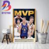 The First NBA Finals MVP For Nikola Jokic Home Decor Poster Canvas