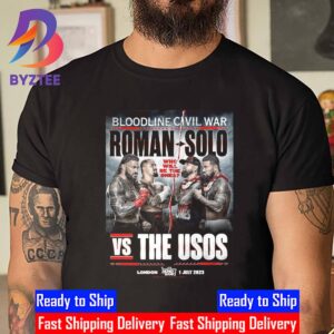 The Bloodline Vs The Usos 2023 Money In The Bank Bloodline Civil War Unisex T-Shirt