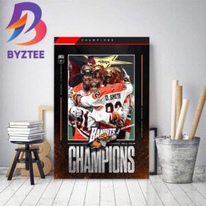 The Buffalo Bandits Are The 2023 NLL Champions Home Decor Poster Canvas
