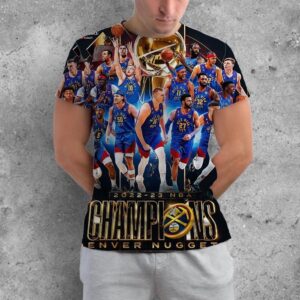 The Denver Nuggets Are The 2022-23 NBA Champions All Over Print Shirt