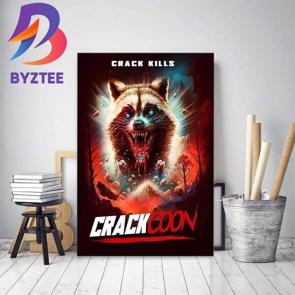 The First Poster For Crackcoon Home Decor Poster Canvas