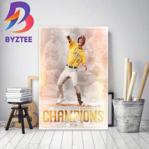 The Golden Eagles Southern Miss Baseball Are 2023 NCAA Auburn Regional Champions Home Decor Poster Canvas