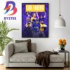 The Calder Memorial Trophy For The Best Rookie In The NHL Matty Beniers Home Decor Poster Canvas