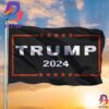 Trump 2024 Flag American Old Retro Flag Patriotic For Donald Trump 2024 Presidential Election 2 Sides Garden House Flag