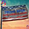 Trump 2024 Save America Again Flag Supporters Trump For President Ultra Maga Flag 2 Sides Garden House Flag