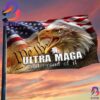 Trump Flag 2024 American Eagle The Return Make Liberals Cry Again Slogan Trump Campaign 2 Sides Garden House Flag
