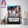 USMNT Back To Back CONCACAF Nations League Champions Home Decor Poster Canvas