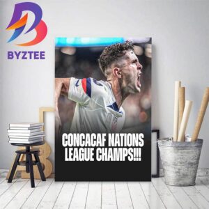 USMNT Are Back To Back CONCACAF Nations League Champs Home Decor Poster Canvas