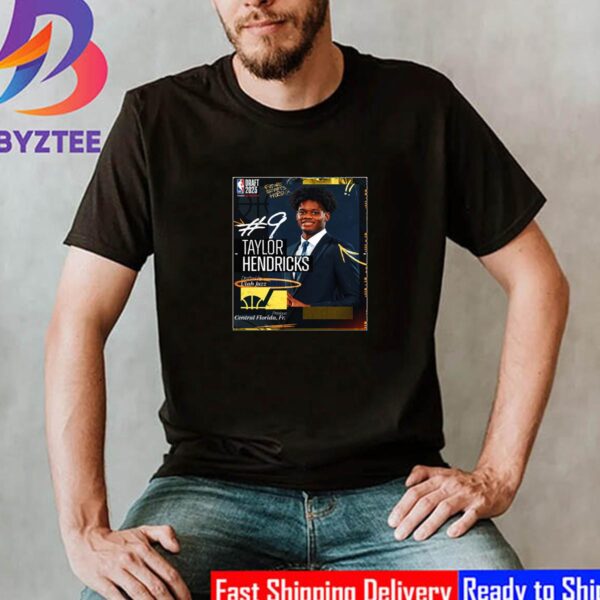 Utah Jazz Select Taylor Hendricks With The 9th Pick Of The 2023 NBA Draft Unisex T-Shirt