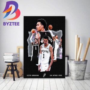 Victor Wembanyama Goes No 1 To San Antonio Spurs In The 2023 NBA Draft Home Decor Poster Canvas