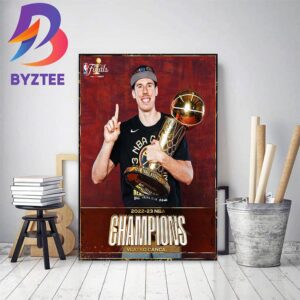 Vlatko Cancar And Denver Nuggets Are 2022-23 NBA Champions Home Decor Poster Canvas